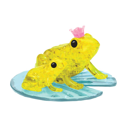 Enchanted Yellow Frog Prince 3D Crystal Puzzle - 43 Pcs