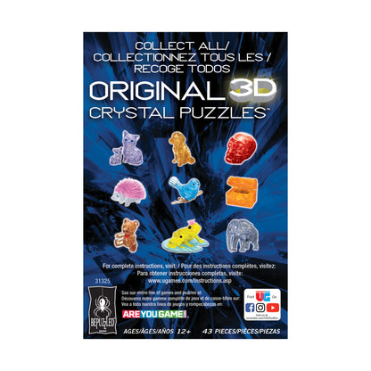 Pink Crystal Rubber Duck 3D Puzzle - Delightful Assembly Fun