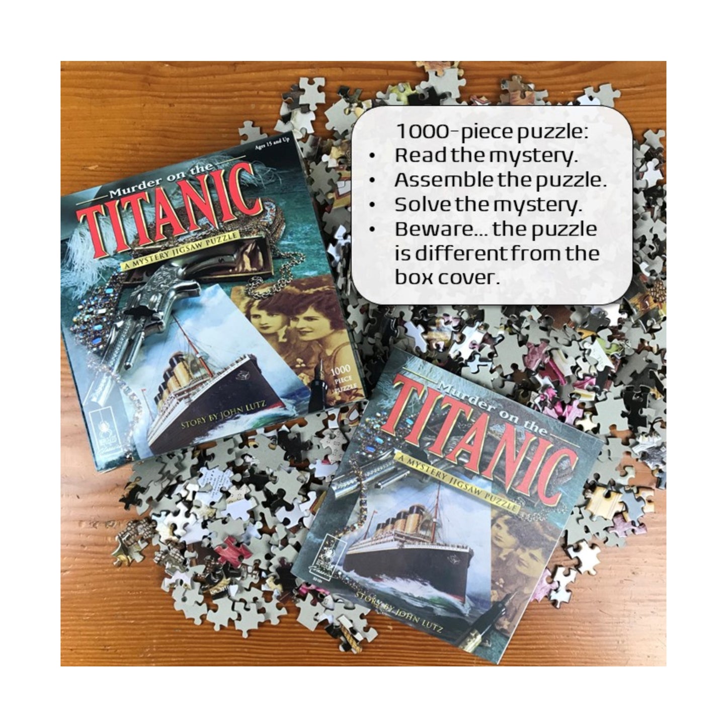 Murder on the Titanic Mystery Jigsaw Puzzle - 1000 pc