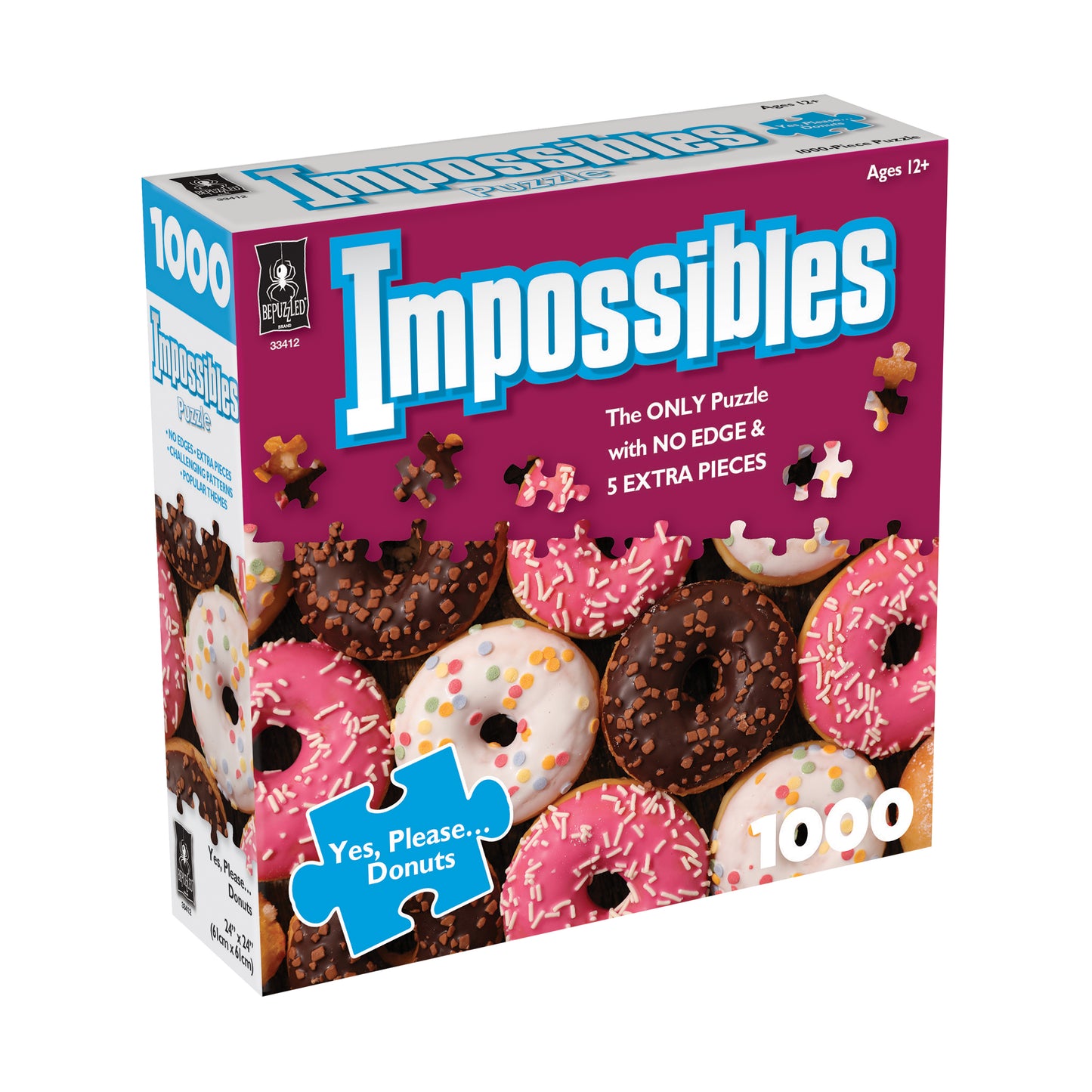 Impossibles Jigsaw Puzzle - Yes, Please Donuts - 1000 pc