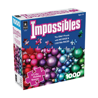 University Games Christmas Rainbow Gradient Impossible Jigsaw Puzzle - 1000 pc