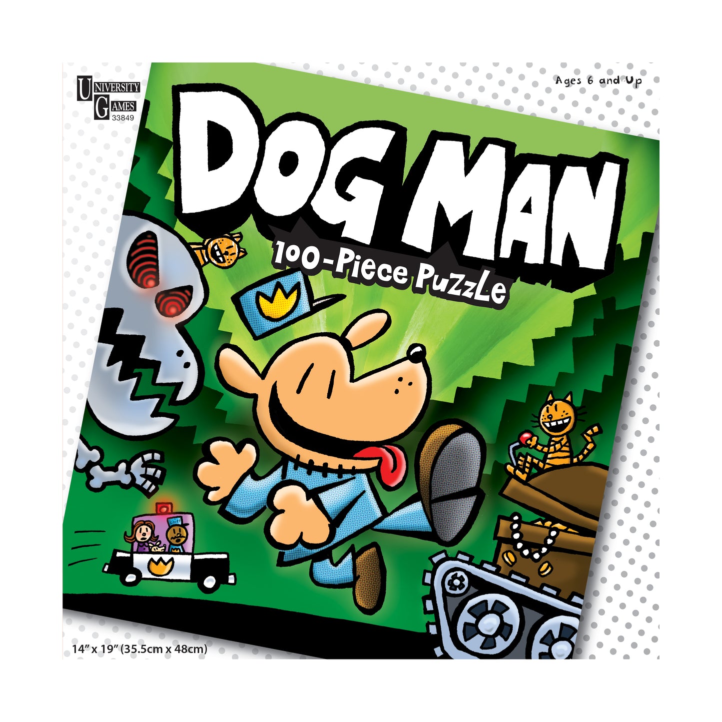 Dog Man Unleashed Jigsaw Puzzle - 100 pc