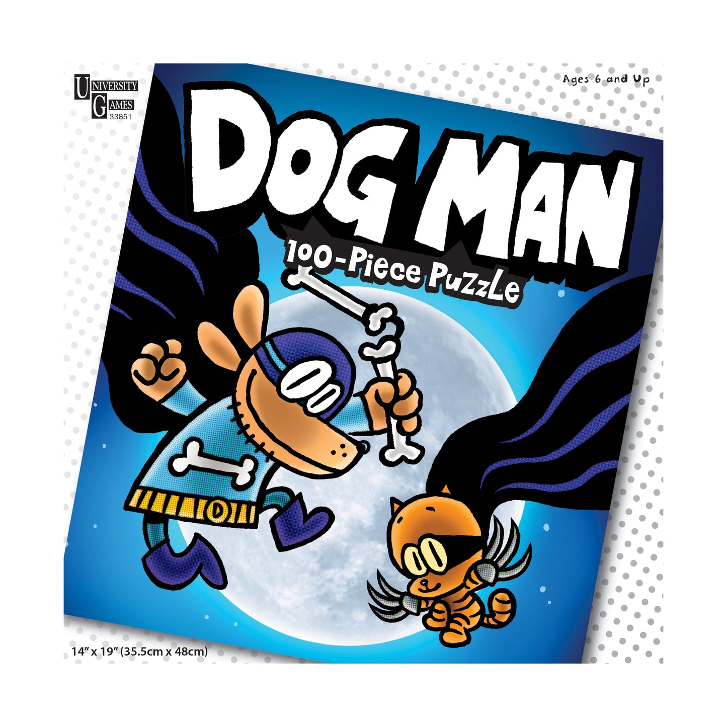 University Games Dog Man and Cat Kid 100 pc Puzzle