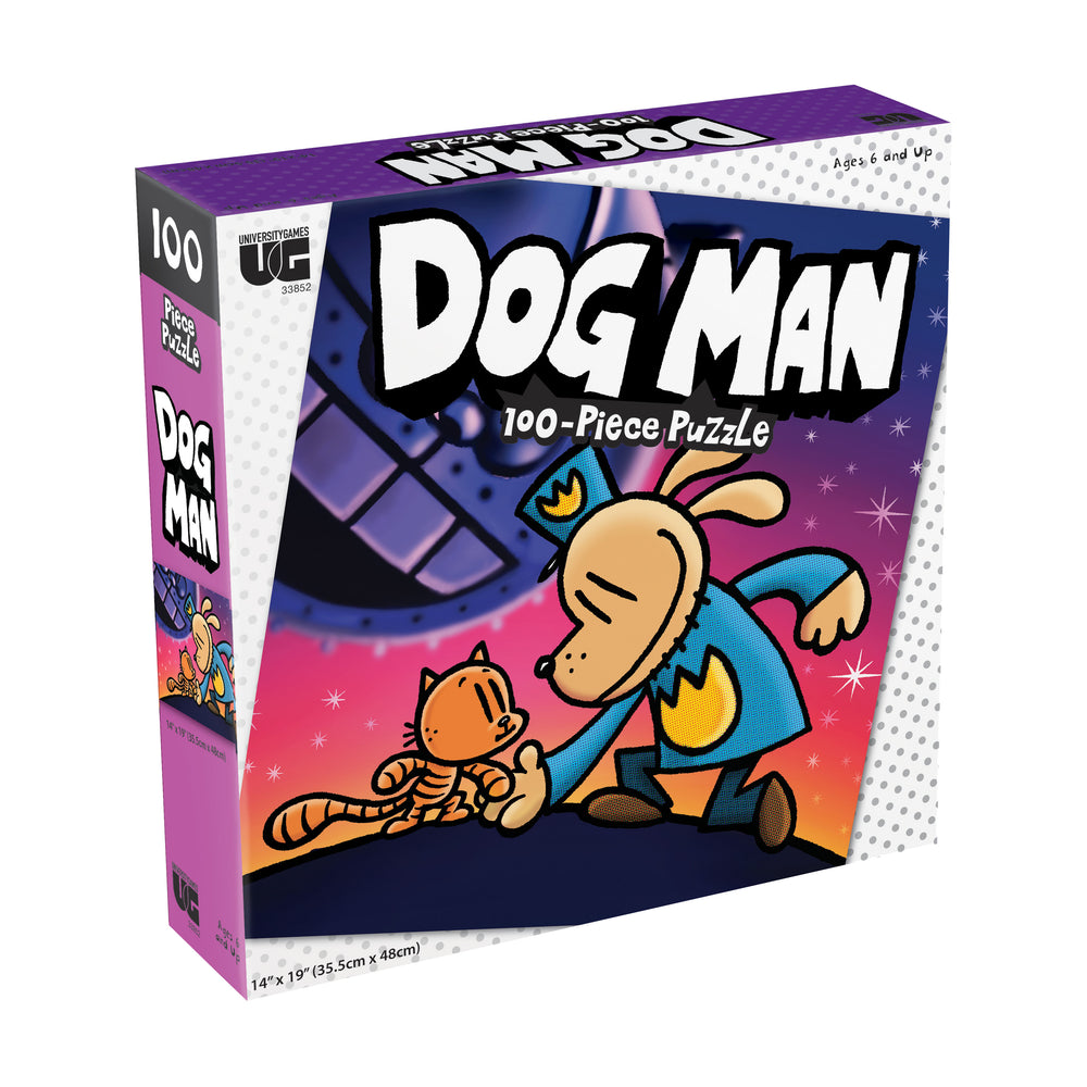 University Games Dog Man Grime & Punishment Jigsaw Puzzle - 100 pc