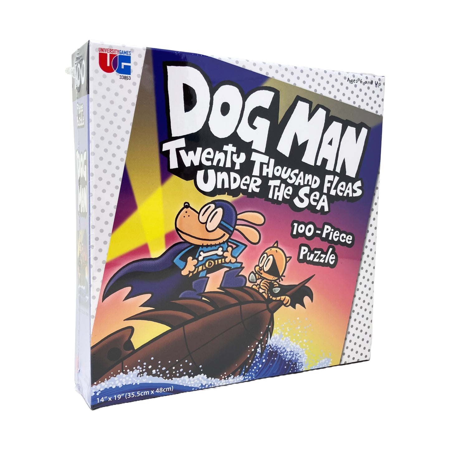 University Games Dog Man - Twenty Thousand Fleas Under the Sea Puzzle - 100 pc