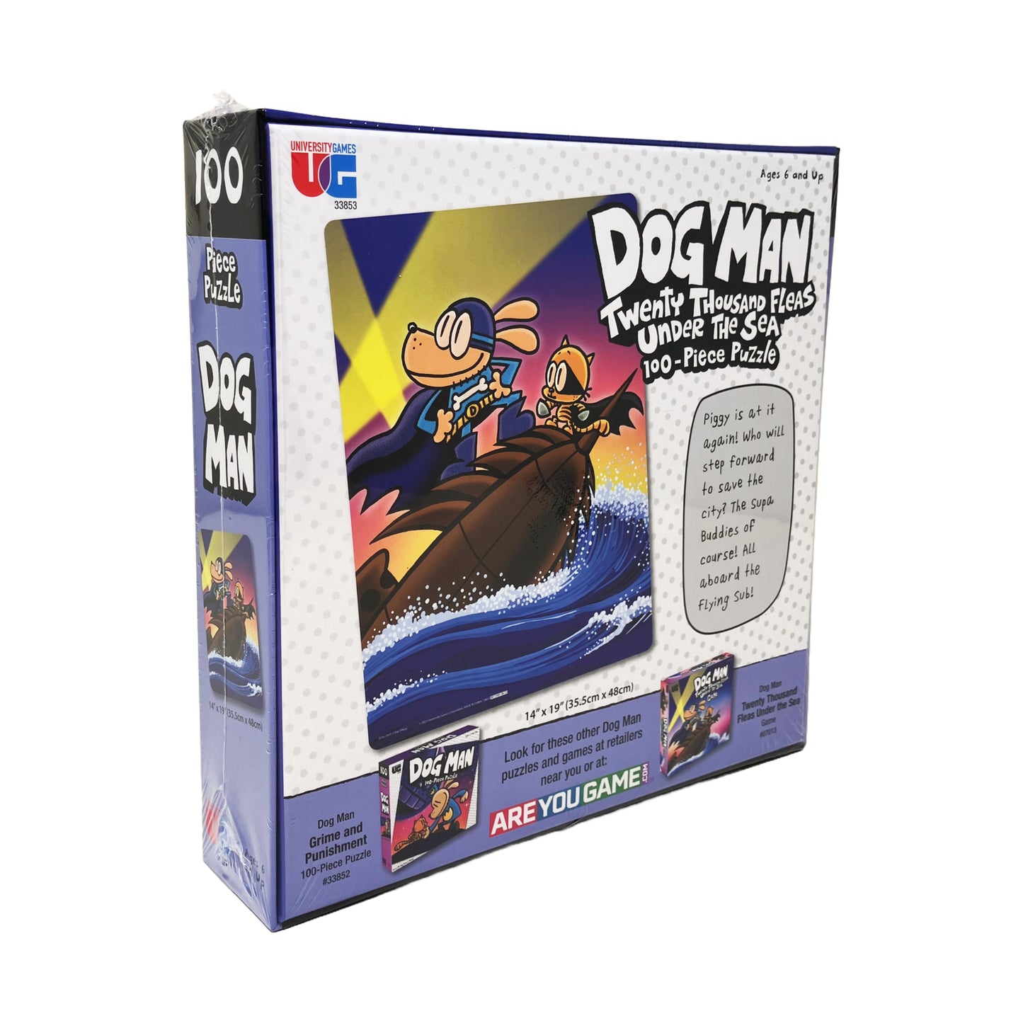 University Games Dog Man - Twenty Thousand Fleas Under the Sea Puzzle - 100 pc