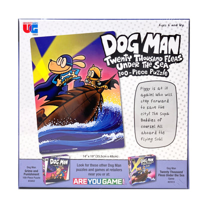 University Games Dog Man - Twenty Thousand Fleas Under the Sea Puzzle - 100 pc