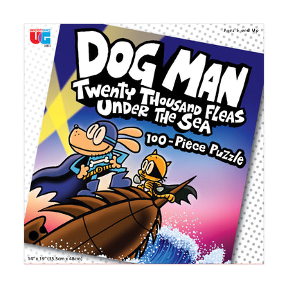 University Games Dog Man - Twenty Thousand Fleas Under the Sea Puzzle - 100 pc