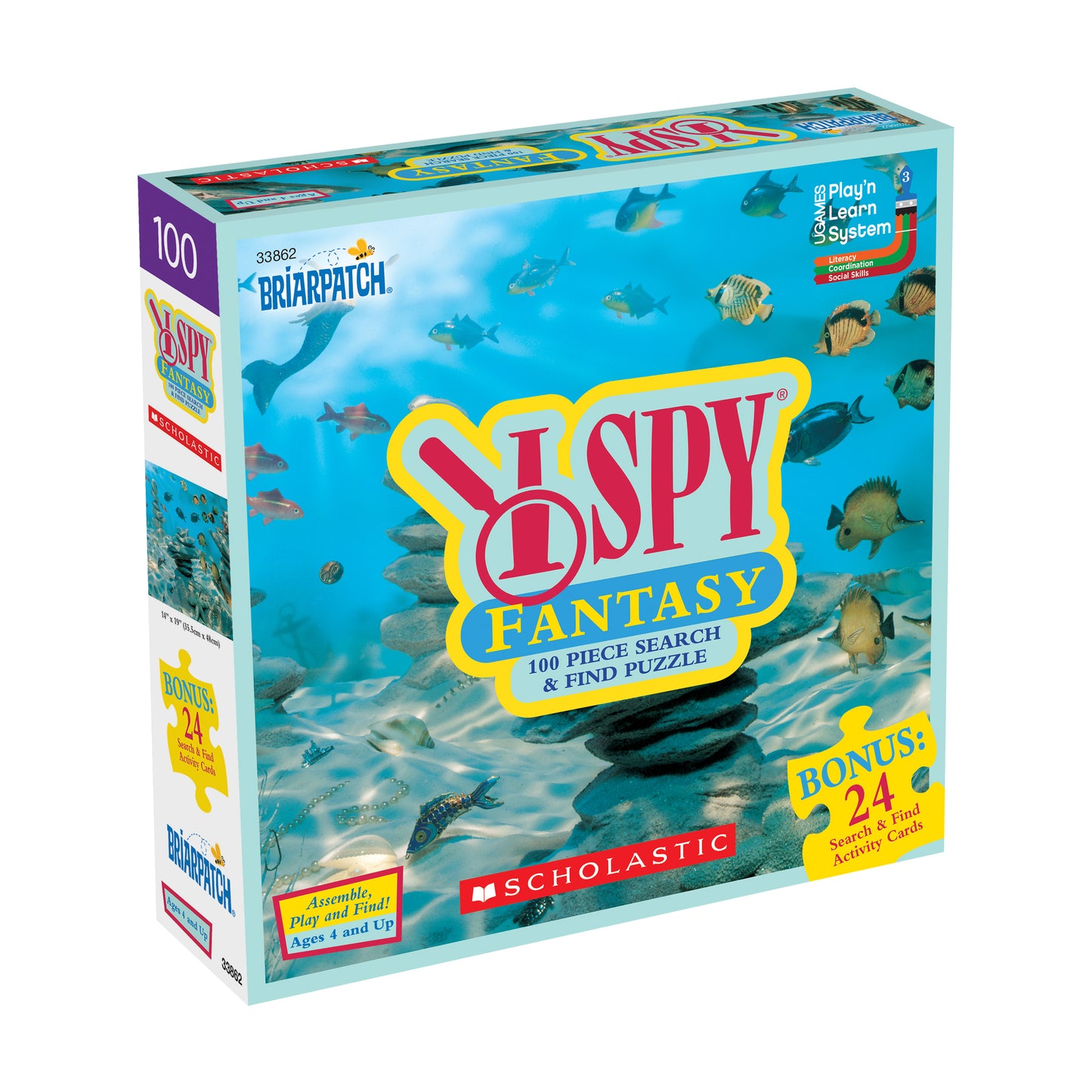 I Spy Fantasy Search & Find Puzzle - 100 Pcs