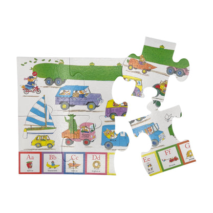 Richard Scarry's Things That Go! Giant Floor Puzzle - 26 pc