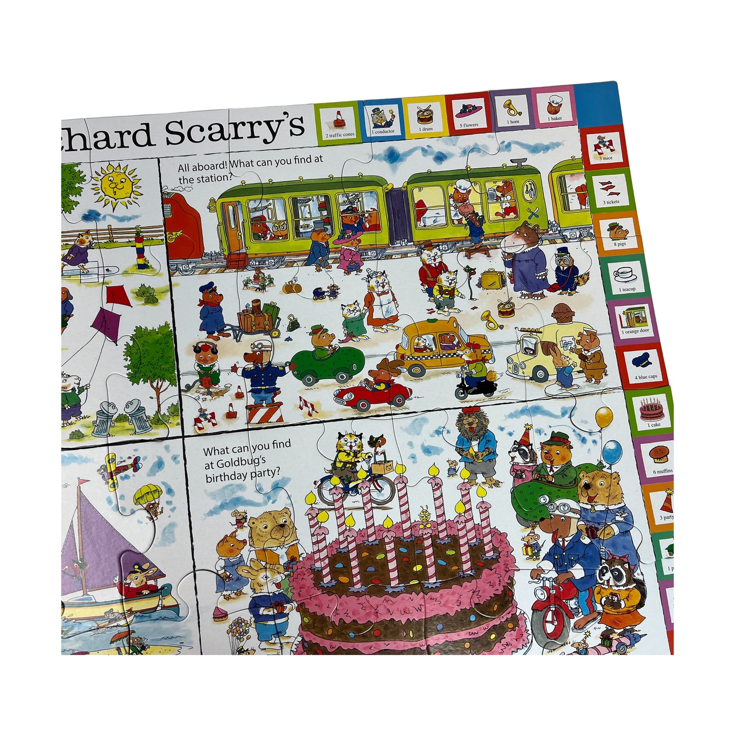 Briarpatch Richard Scarry's Busytown Seek & Find Giant Floor Puzzle - 28 pc