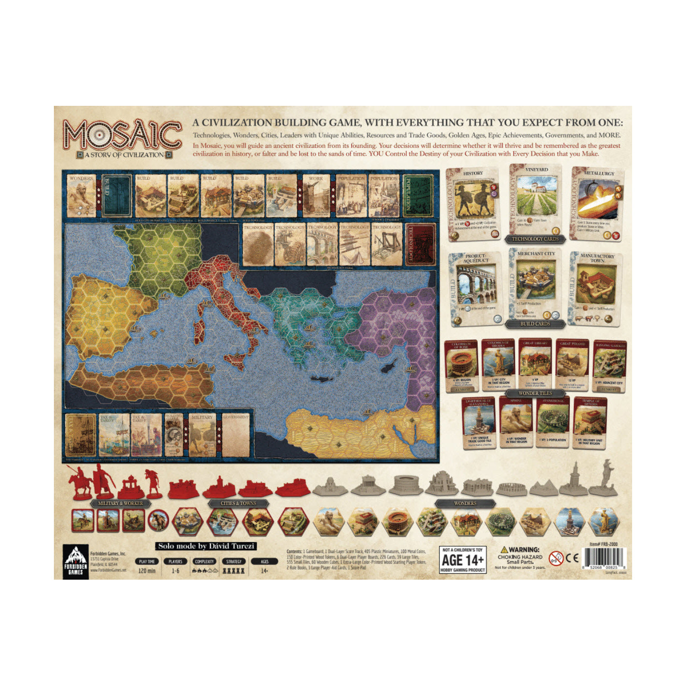 Mosaic: A Story of Civilization - Colossus Edition Board Game