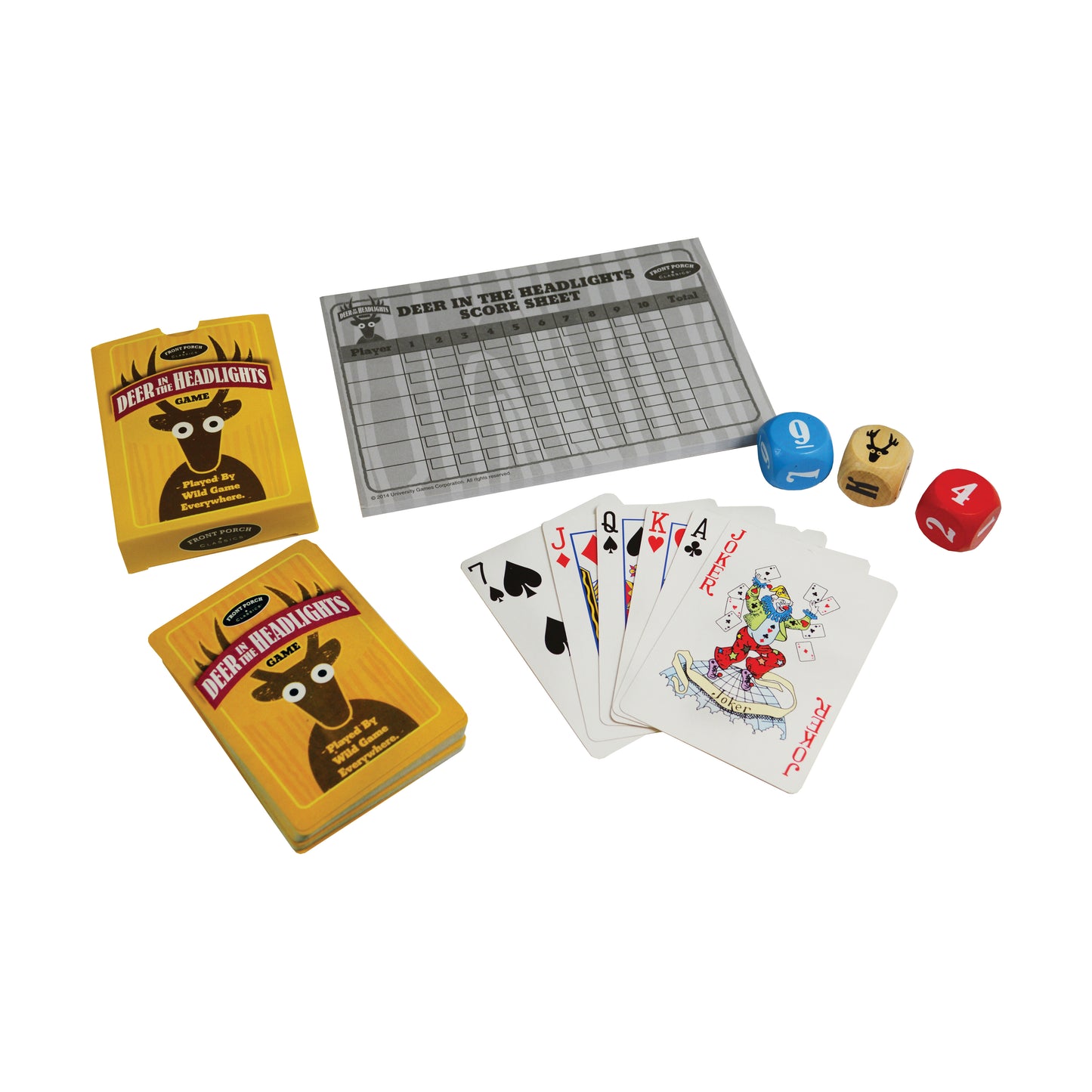 Deer in the Headlights Family Card & Dice Game