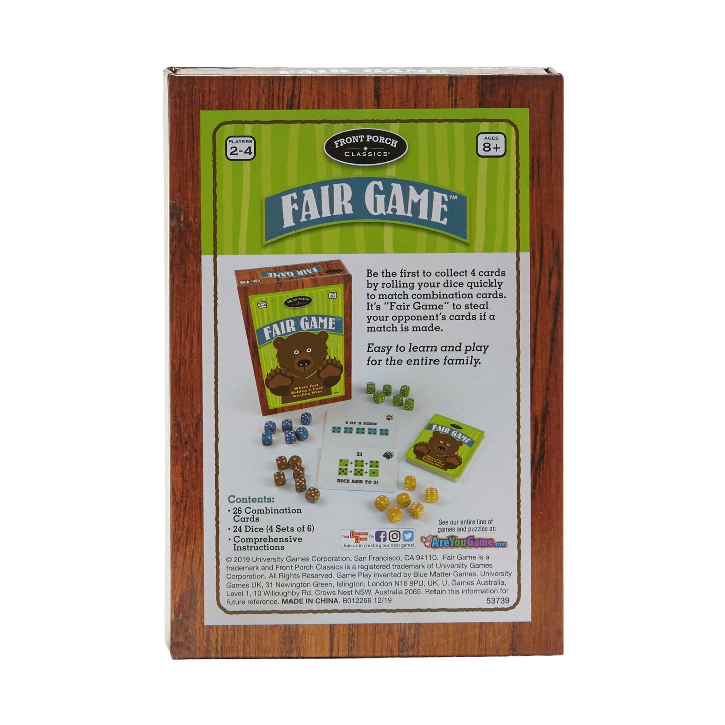 Fair Game - Dice-Rolling, Card-Stealing Family Fun!