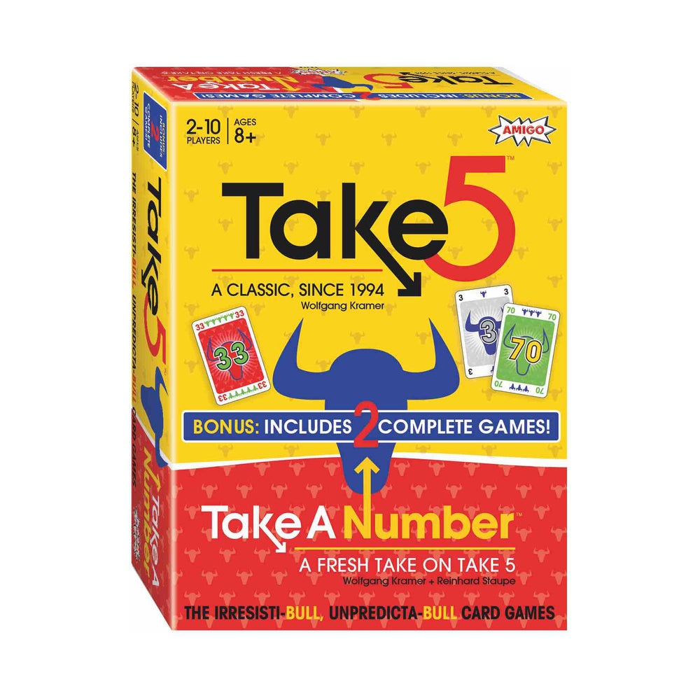 Dual Delight Strategy Card Game Bundle: Take 5 & Take a Number