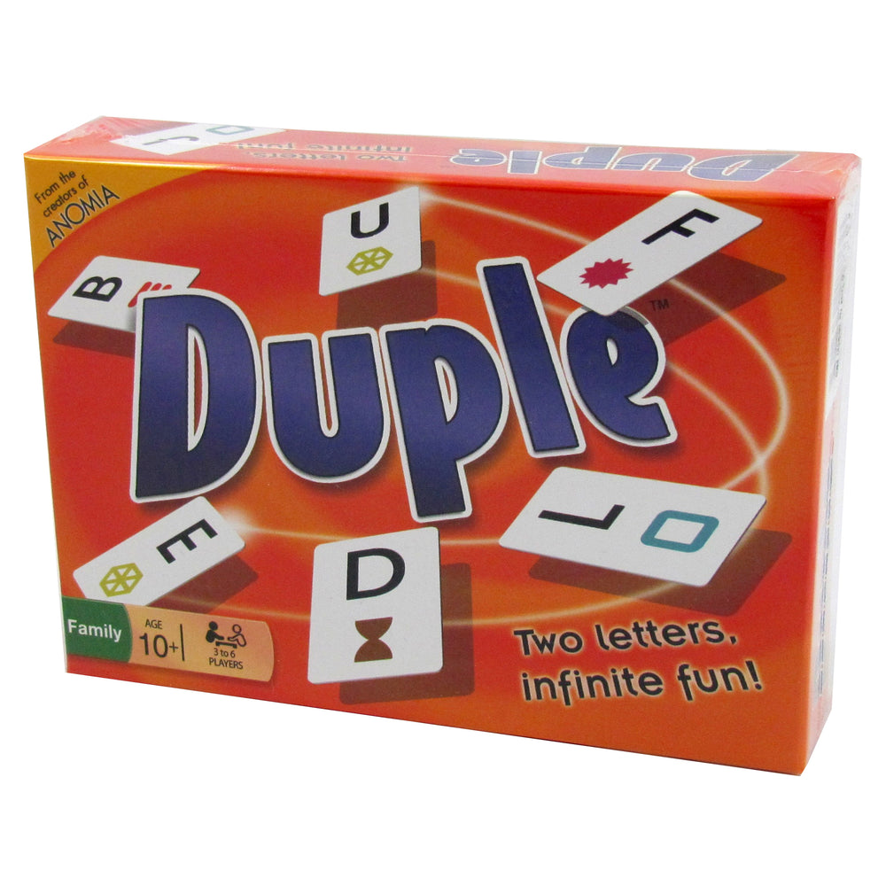 Duple Fast-Paced Letter Matching Card Game for 3-6 Players