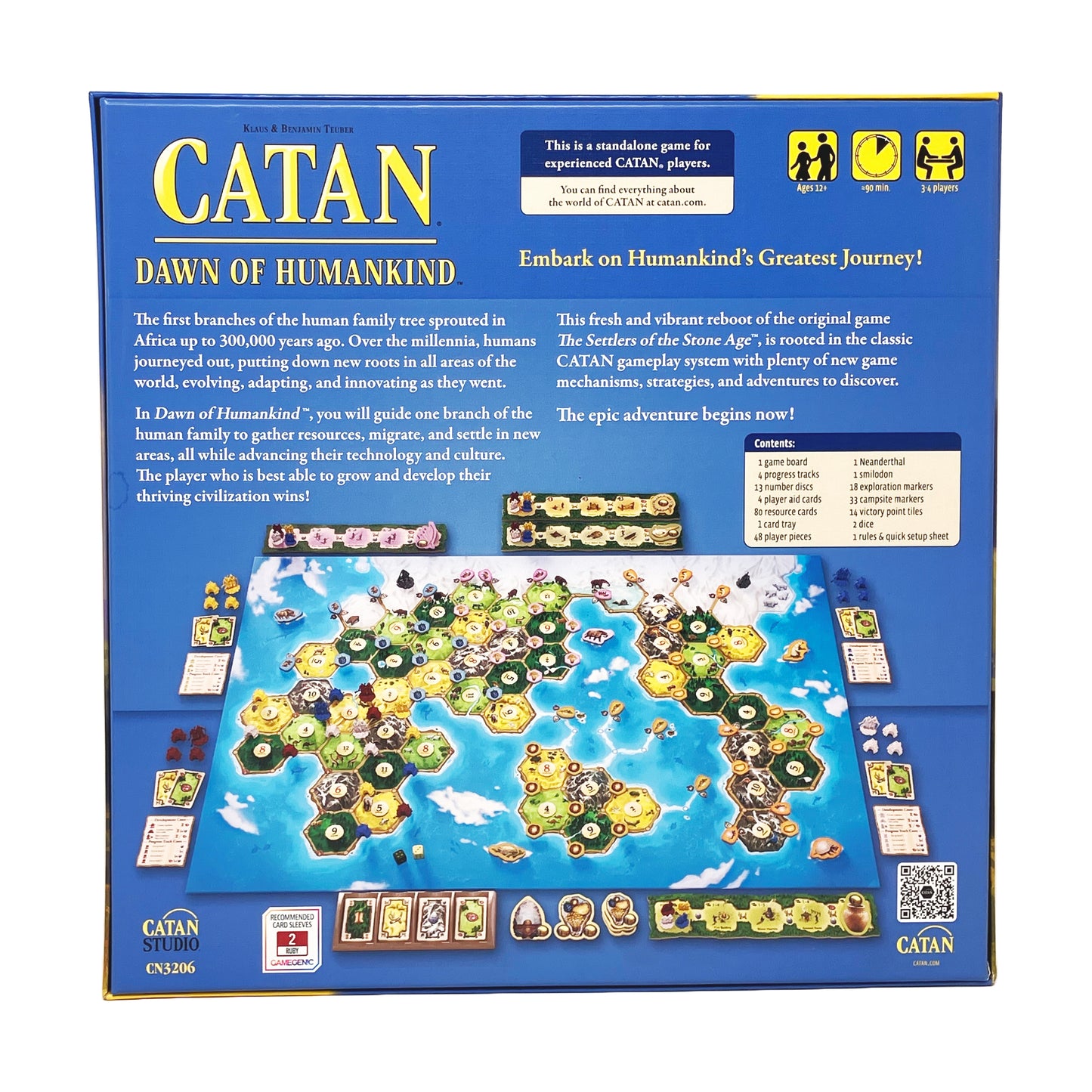 Catan: Dawn of Humankind - Evolutionary Strategy Board Game