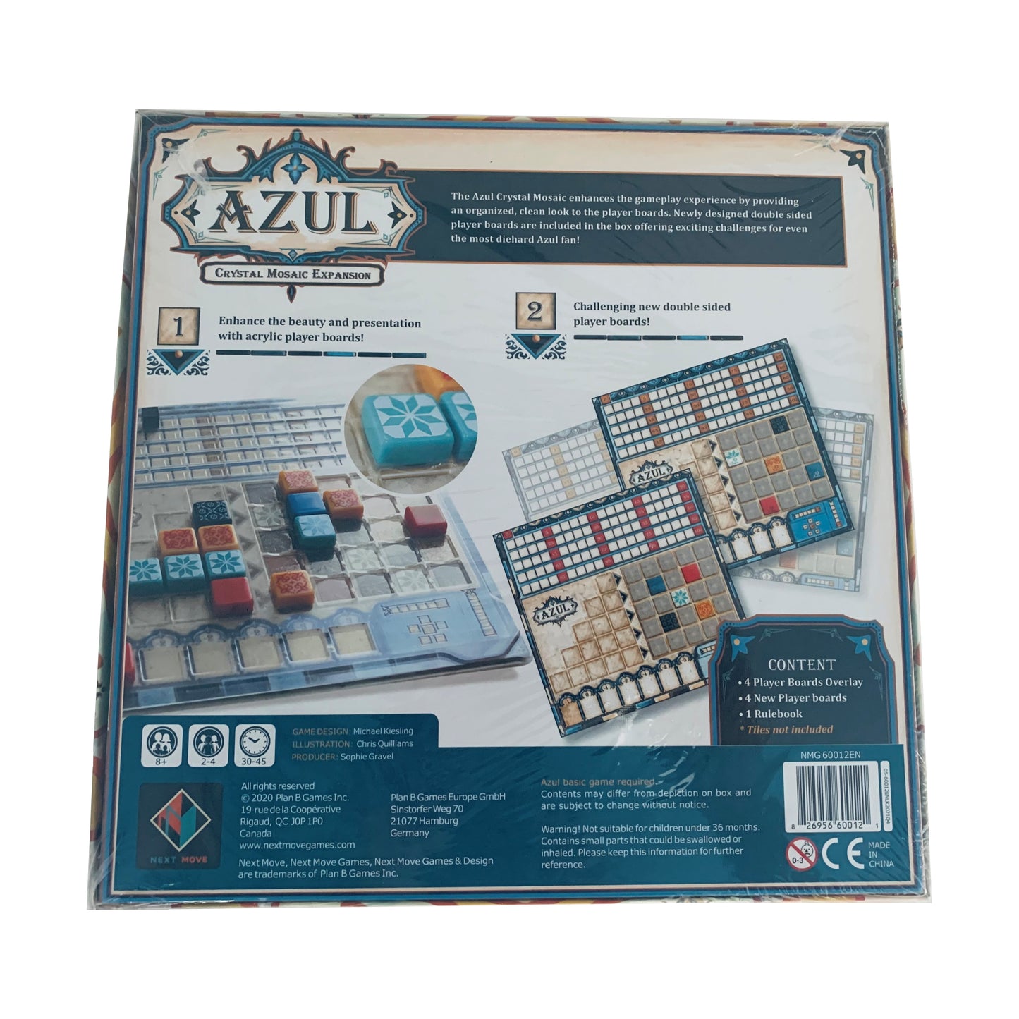 Azul: Crystal Mosaic Expansion Board Game Accessory