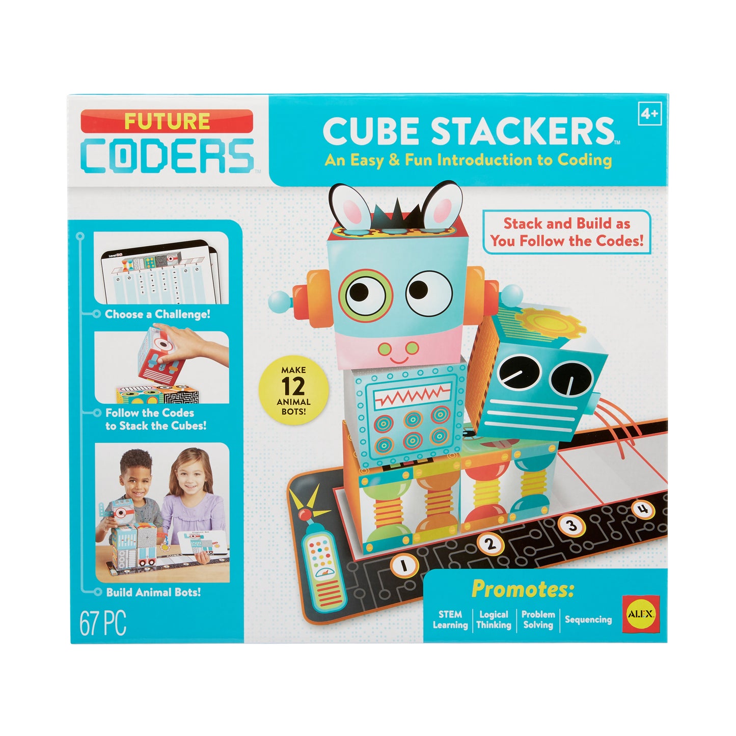 ALEX Toys Future Coders Cube Stackers Interactive Puzzle Game