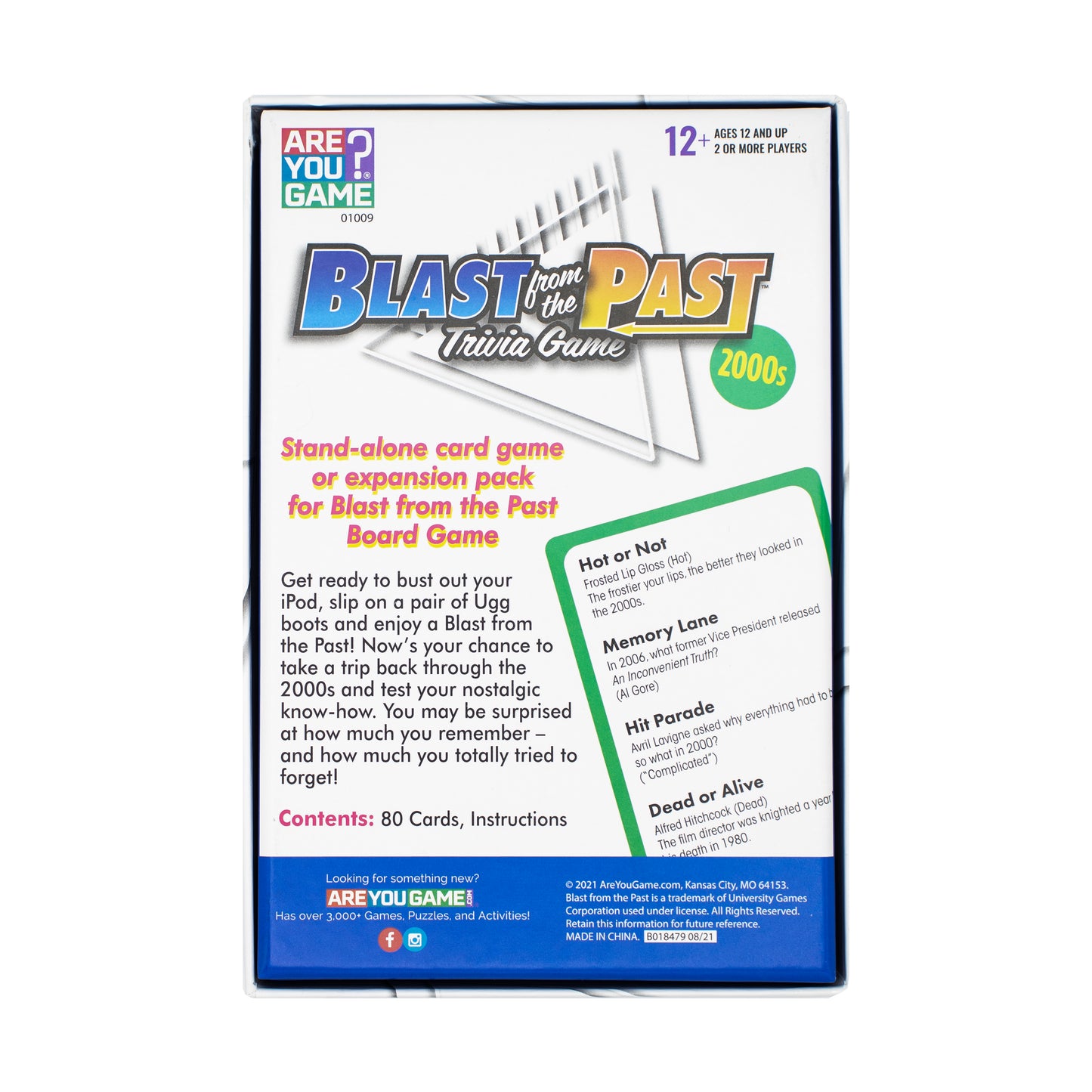 Blast from the Past 2000s Trivia Game Expansion