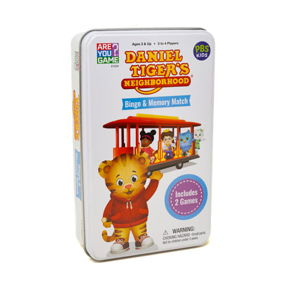 Daniel Tiger's Neighborhood Interactive Bingo & Memory Match Tin