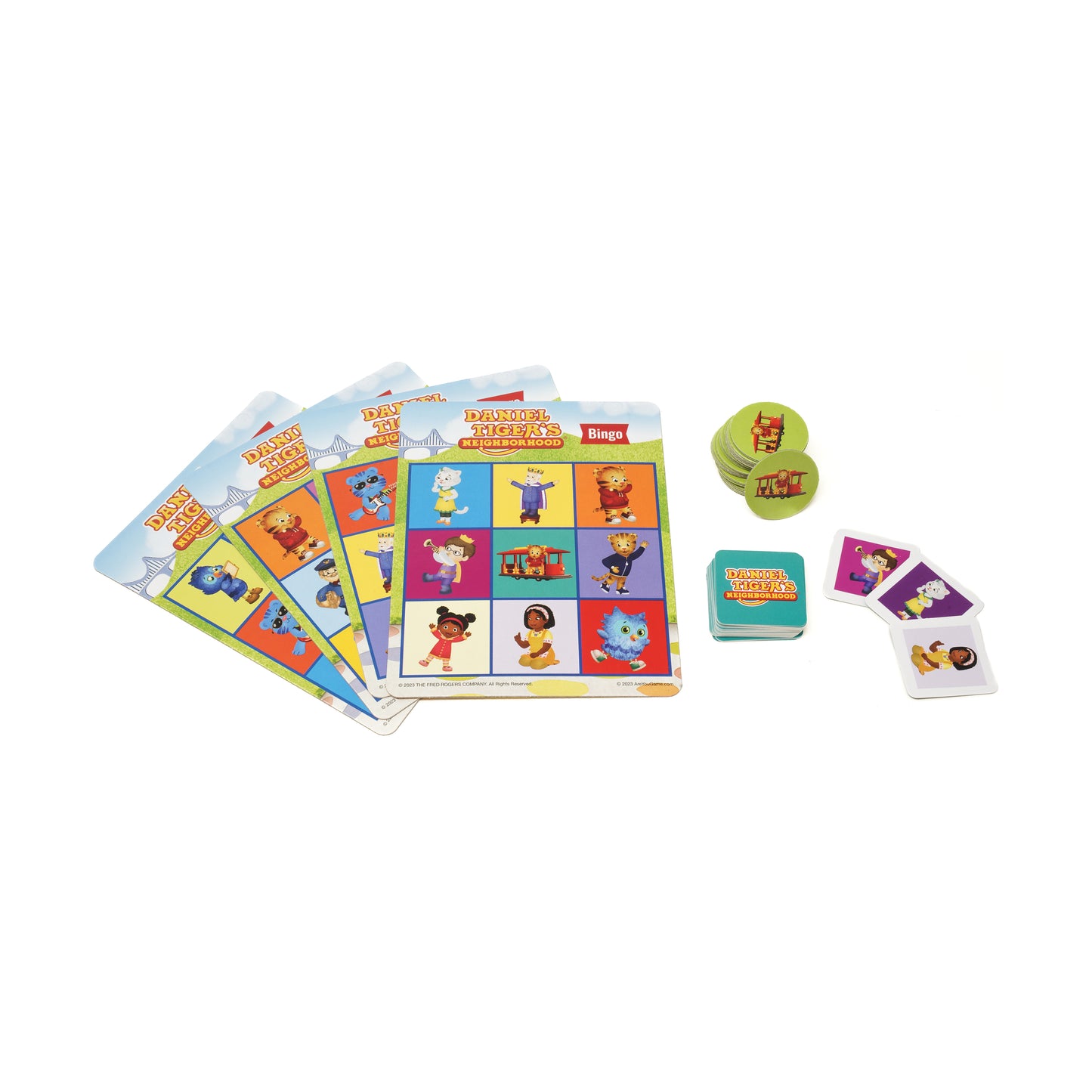 Daniel Tiger's Neighborhood Interactive Bingo & Memory Match Tin