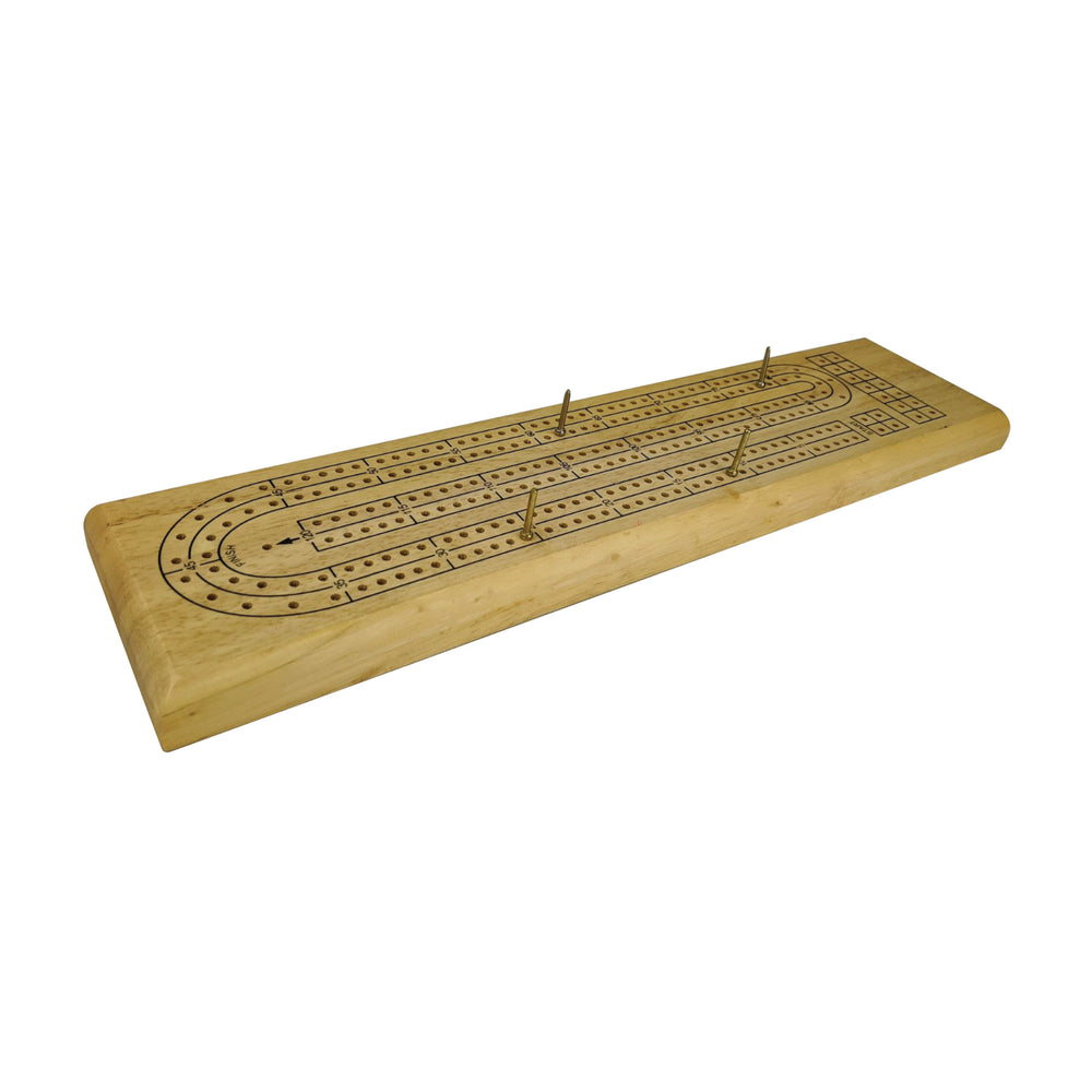 AreYouGame Solid Wood Cribbage - Classic Strategy Game Board