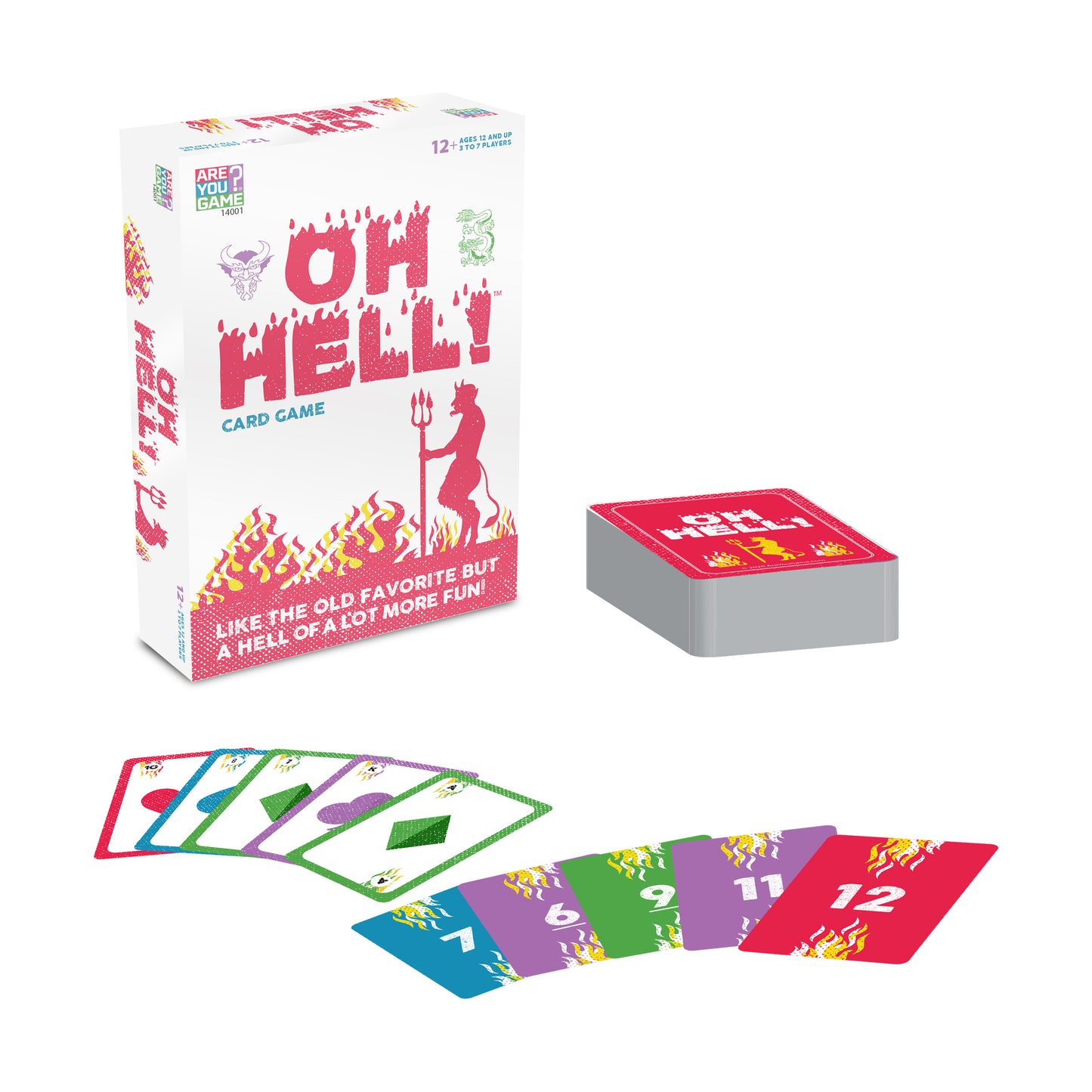 Oh Hell Vintage Card Game: Strategy and Luck Deck Game