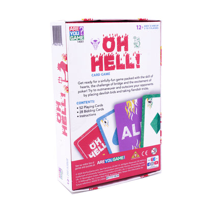 Oh Hell Vintage Card Game: Strategy and Luck Deck Game