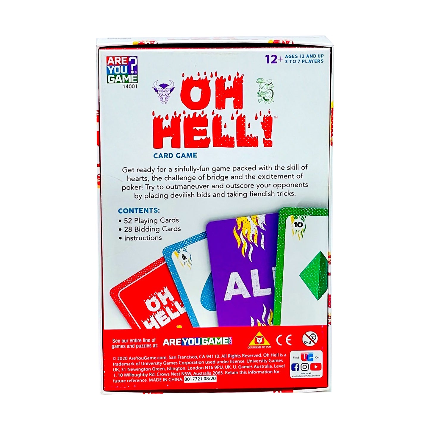 Oh Hell Vintage Card Game: Strategy and Luck Deck Game