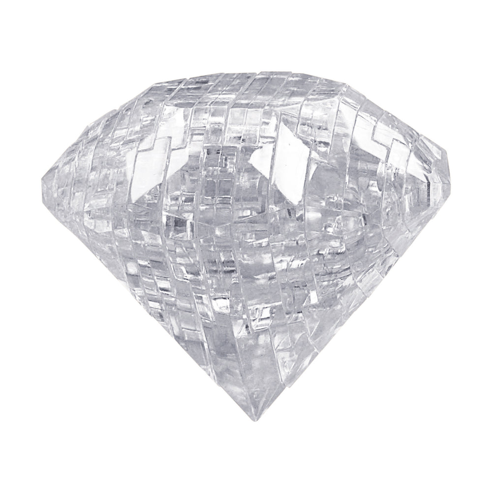 Sparkling Gem 3D Crystal Diamond Puzzle - Clear, 43 Pieces