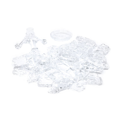 Sparkling Gem 3D Crystal Diamond Puzzle - Clear, 43 Pieces