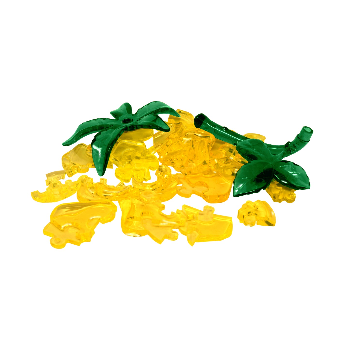 Radiant Yellow Rose 3D Crystal Puzzle - 44 Pieces