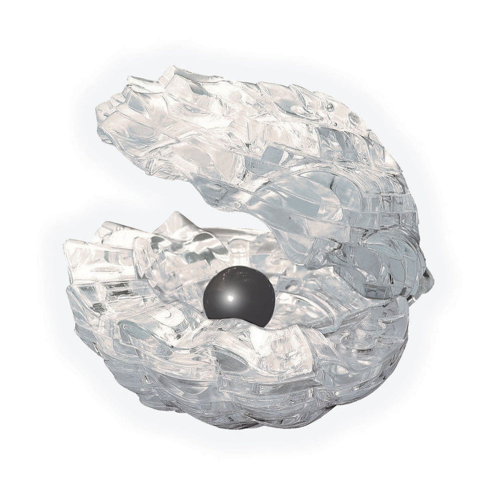 Pearlescent Wonder 3D Crystal Puzzle - Enigmatic Shell Design