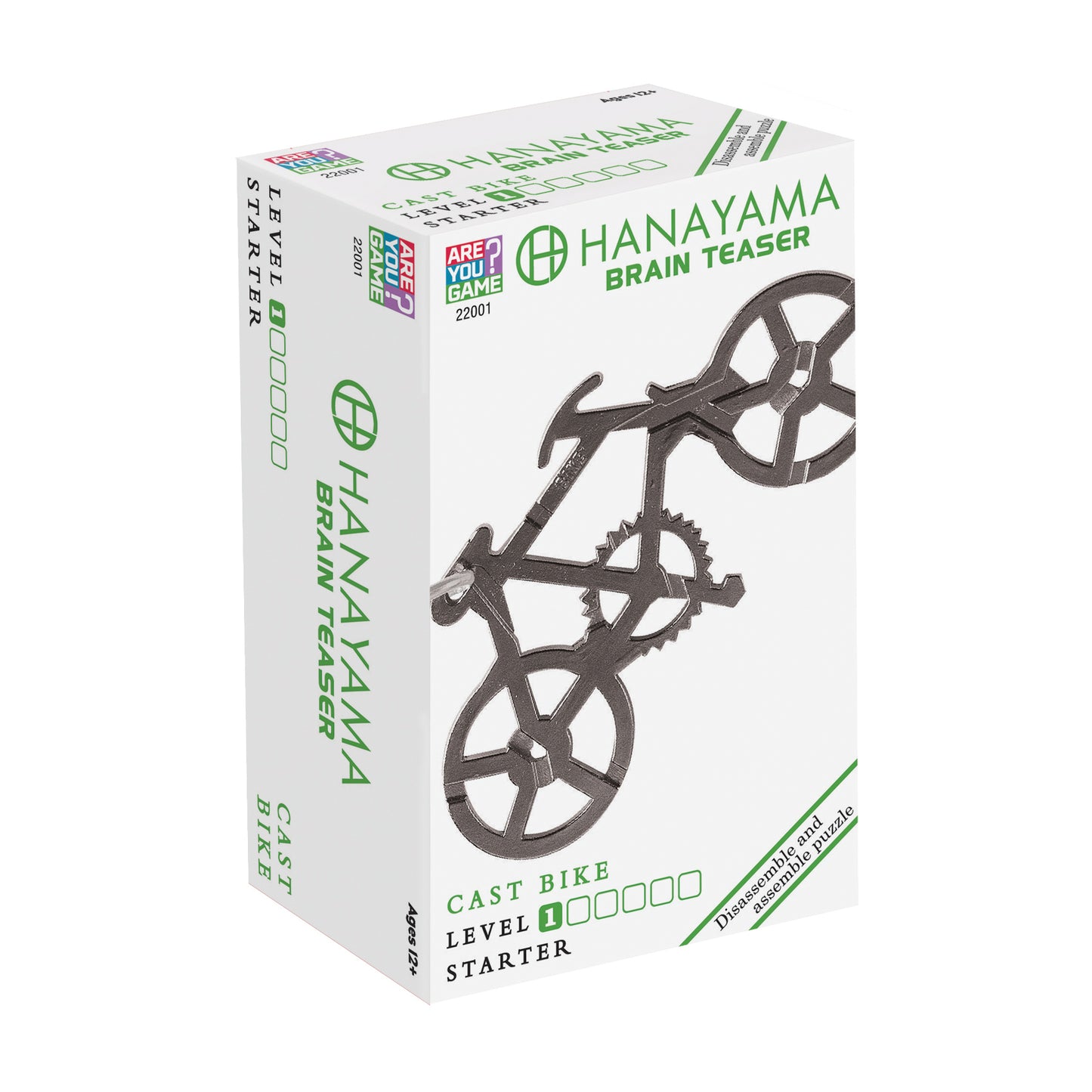 Hanayama Level 1 Cast Puzzle - Bike, Master Your Paths