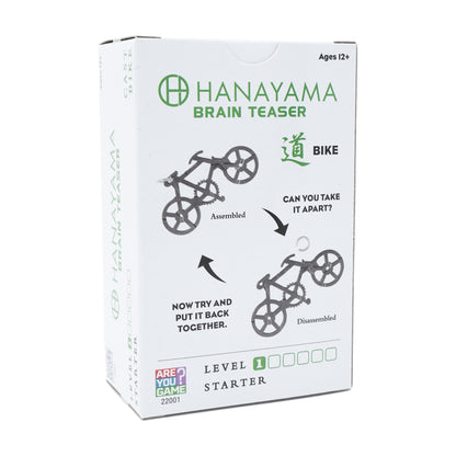 Hanayama Level 1 Cast Puzzle - Bike, Master Your Paths