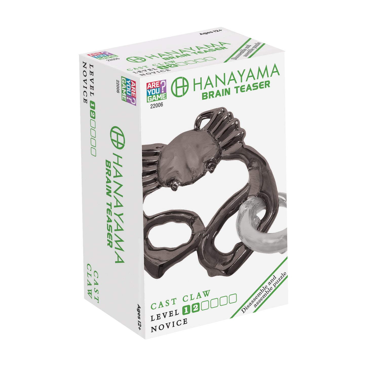 Hanayama Level 2 Cast Puzzle - Claw Challenge