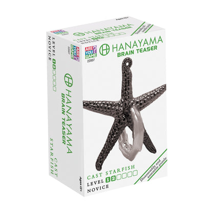 Hanayama Cast Metal Level 2 Puzzle - Starfish Voyage