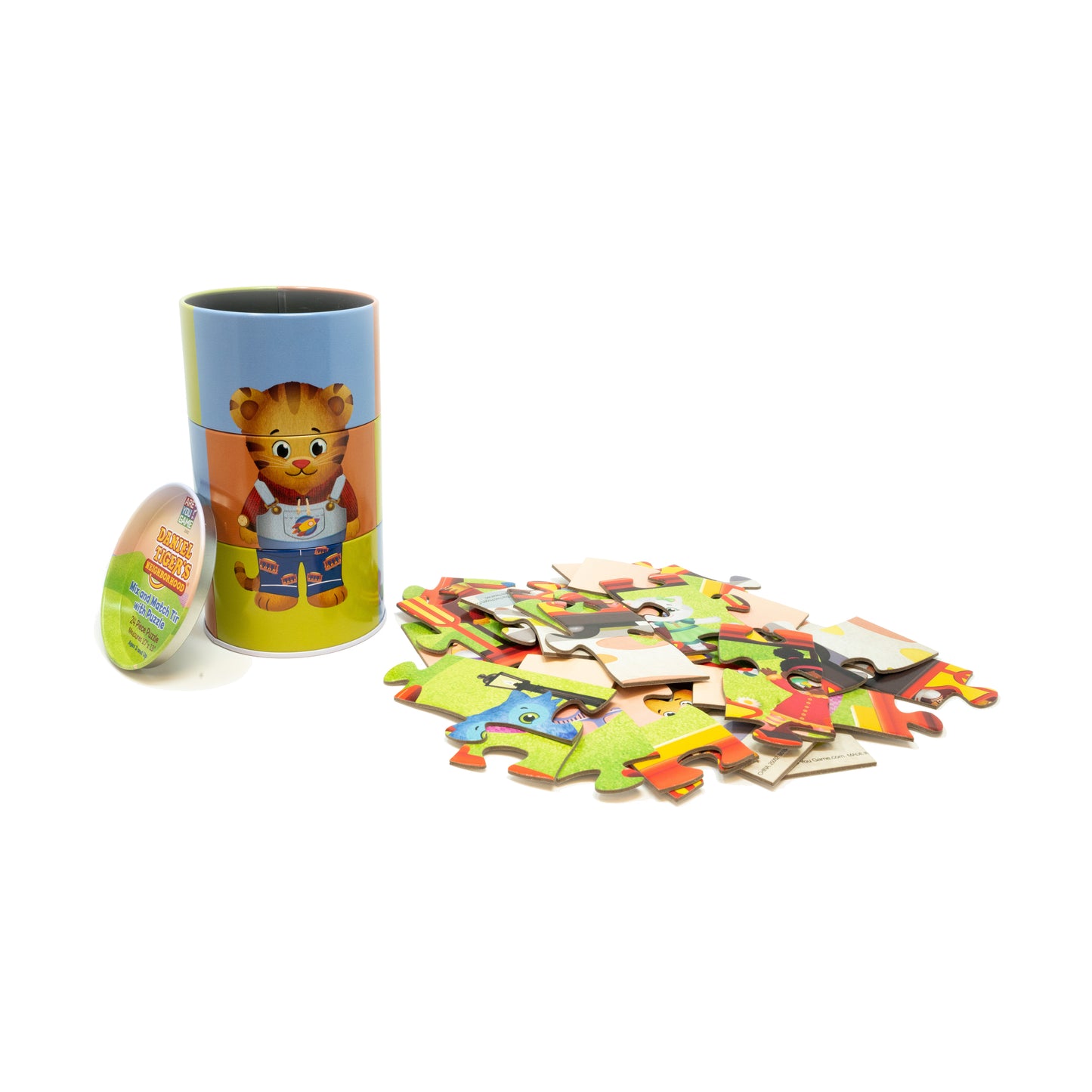 Daniel Tiger's Neighborhood 24 pc Mix and Match Tin Puzzle