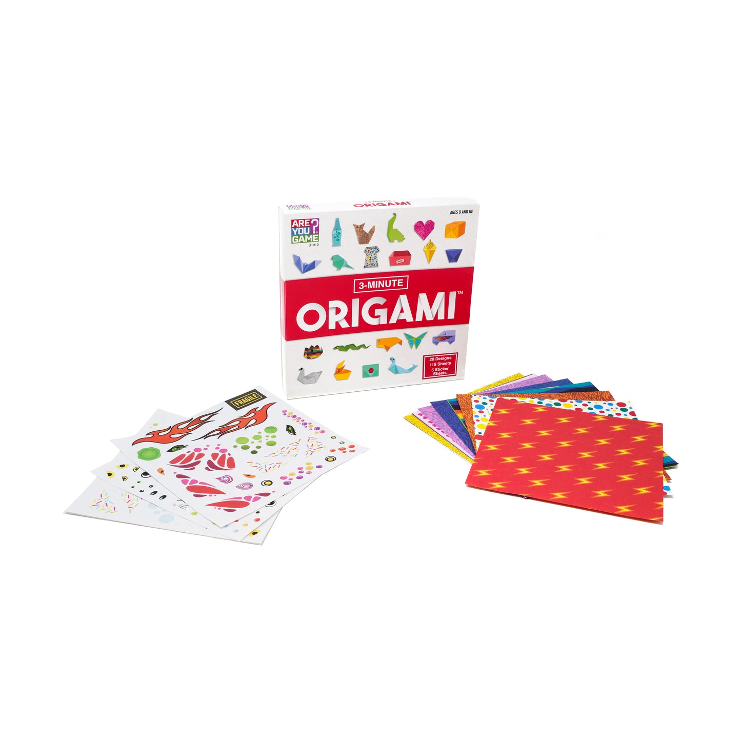 3-Minute Origami: Quick-Fold Paper Magic Kit