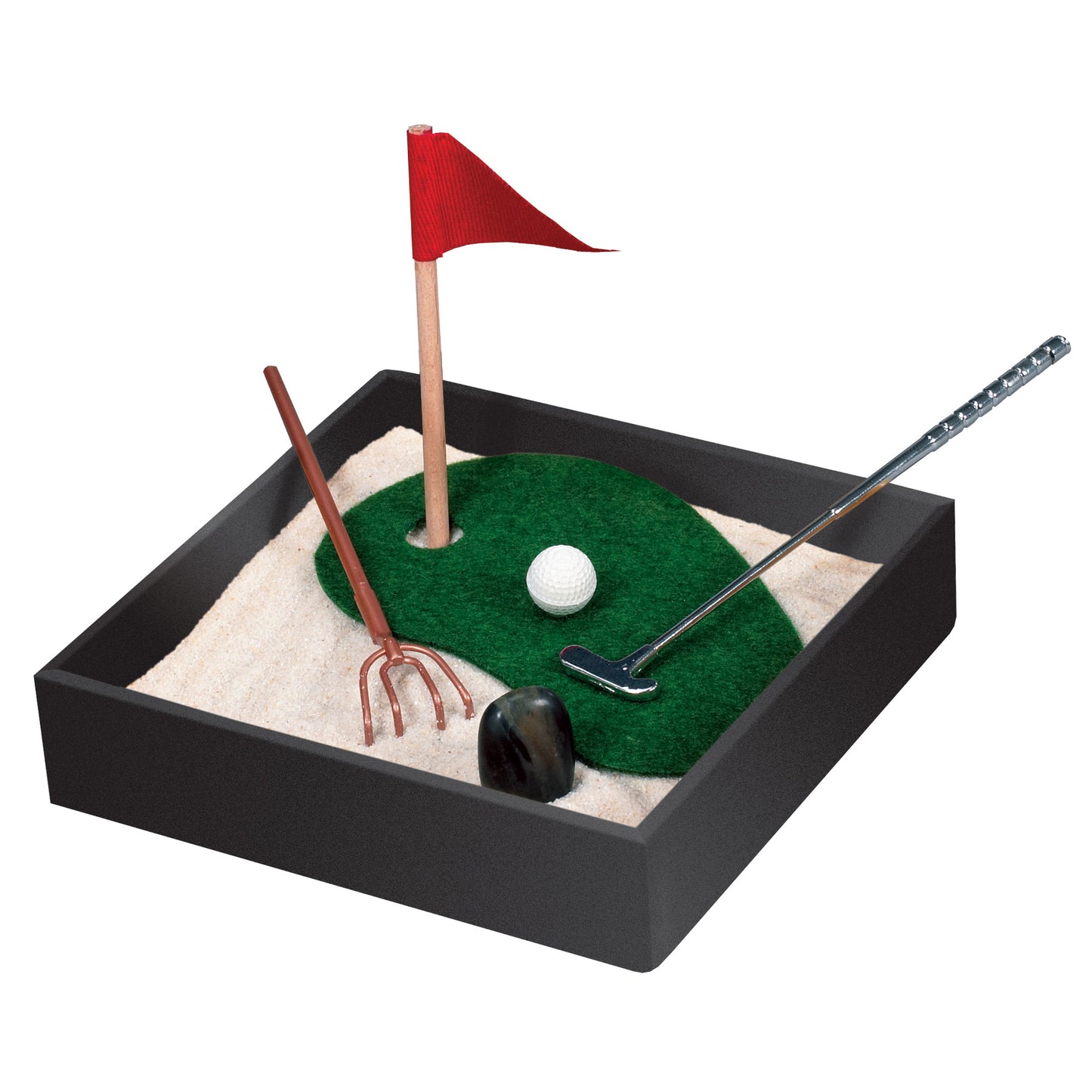 Executive Mini Sandbox - Tee Time: Deluxe Desk Golf Set