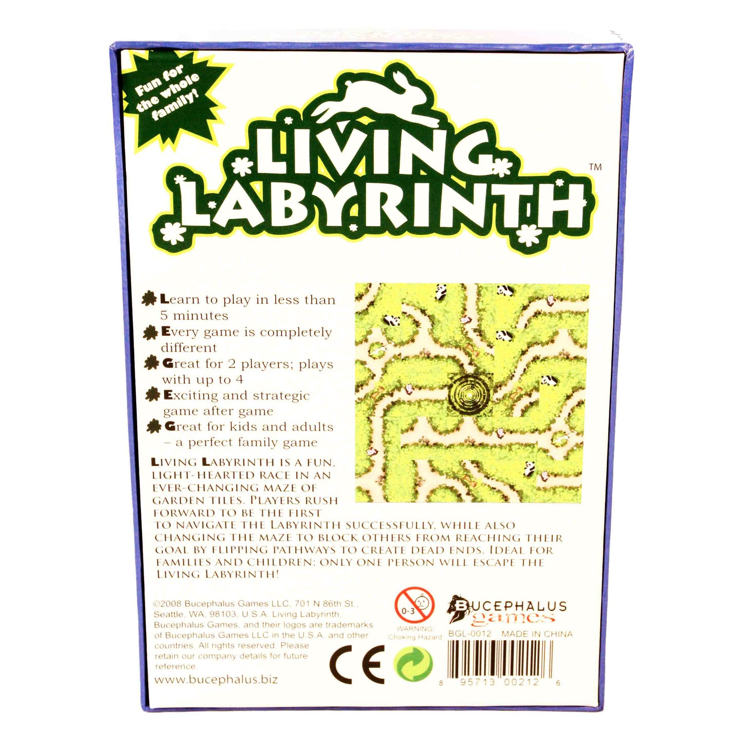 Living Labyrinth Garden Maze Race Game