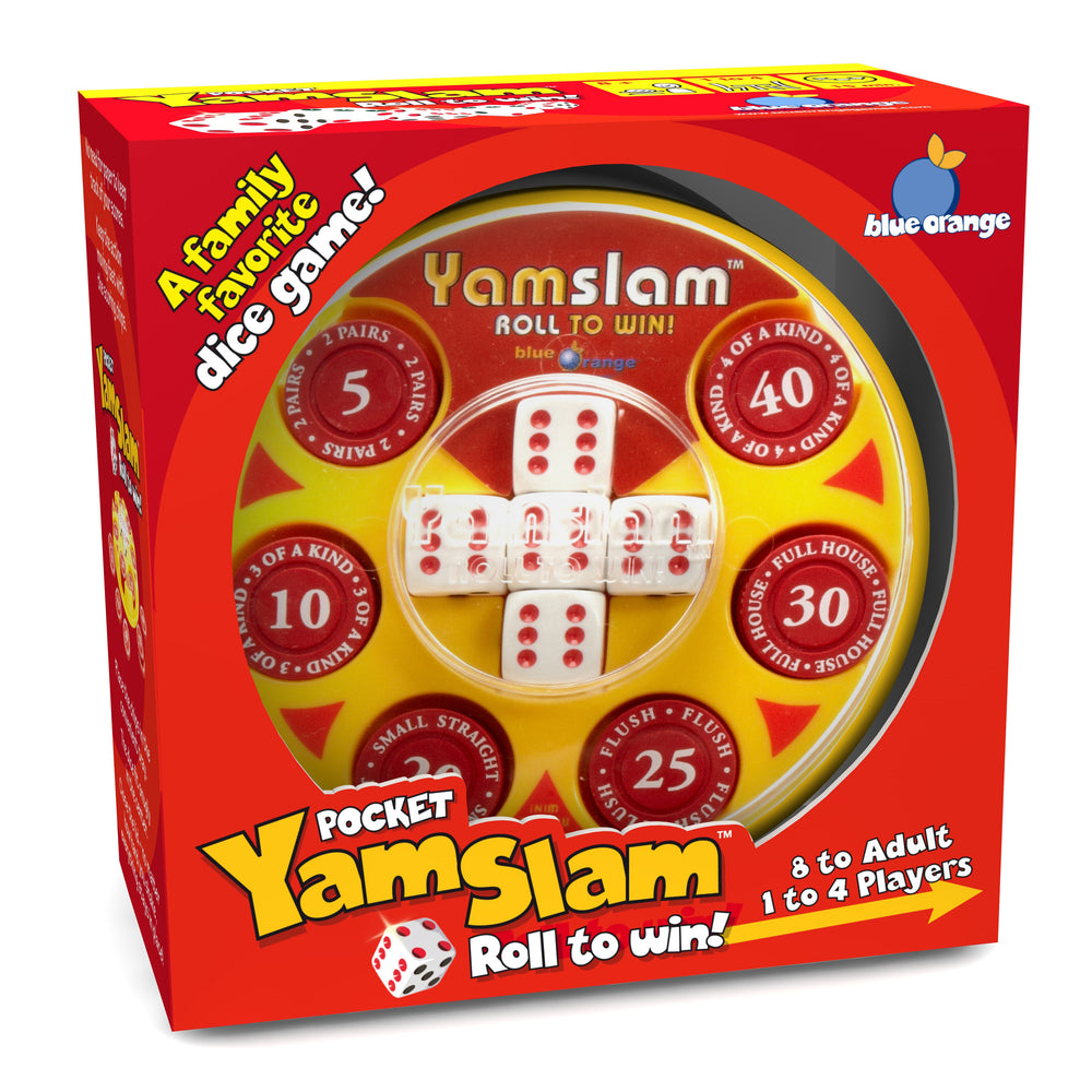 Pocket Yam Slam Travel Dice Game - Compact Strategy Game Tin Edition