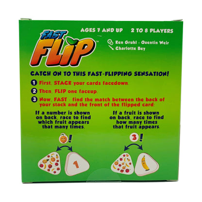 Fast Flip Fruit Frenzy Card Game by Blue Orange