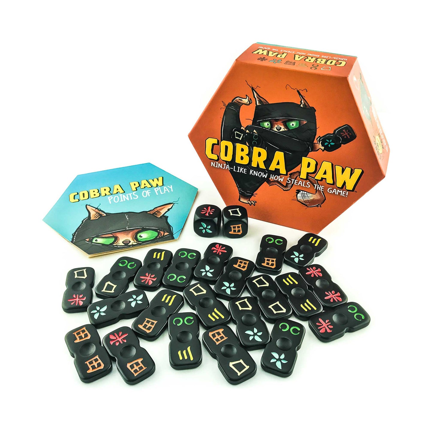 Cobra Paw Ninja Challenge Tile-Snatching Board Game