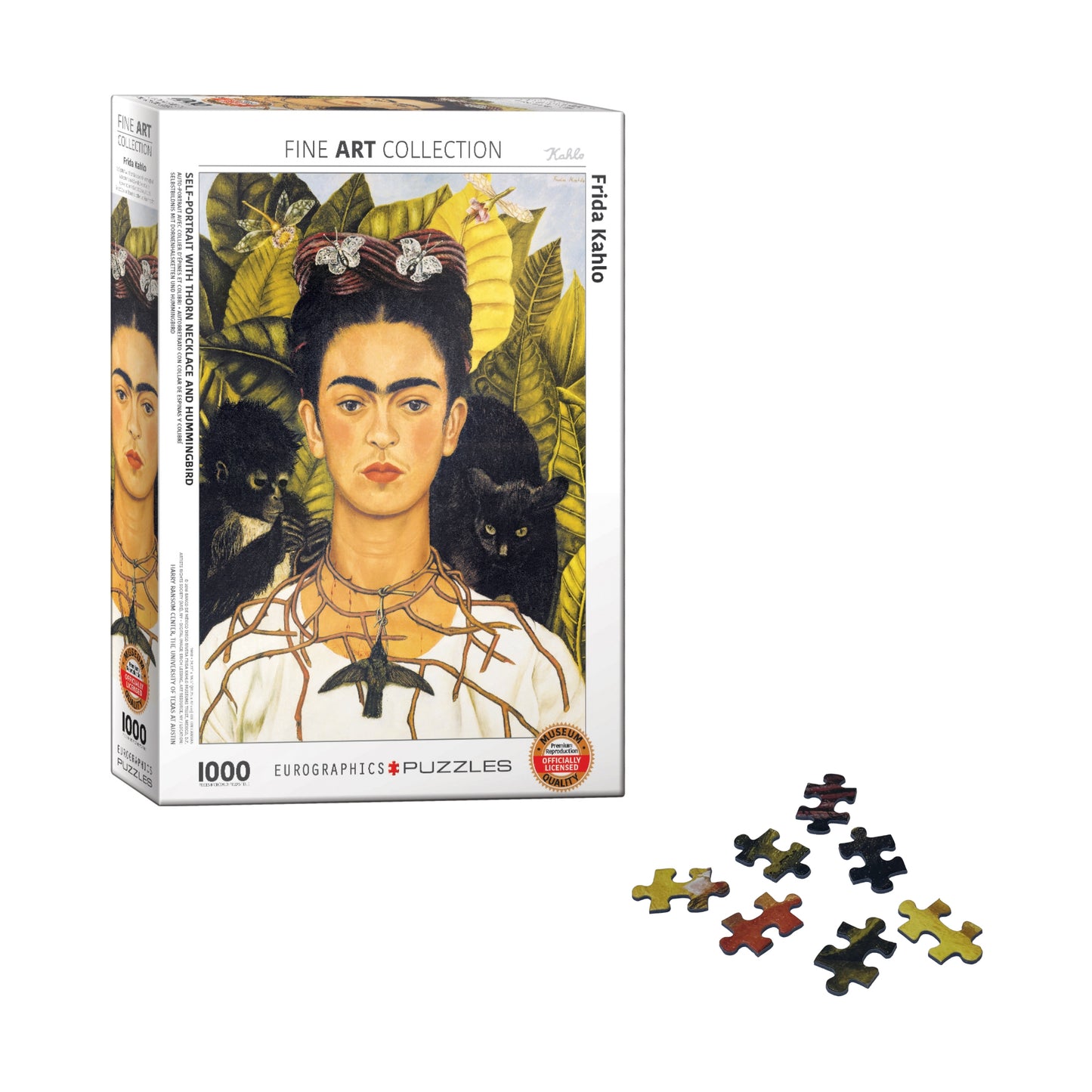 EuroGraphics Frida Kahlo's Self-Portrait Jigsaw Puzzle - 1000 pc.