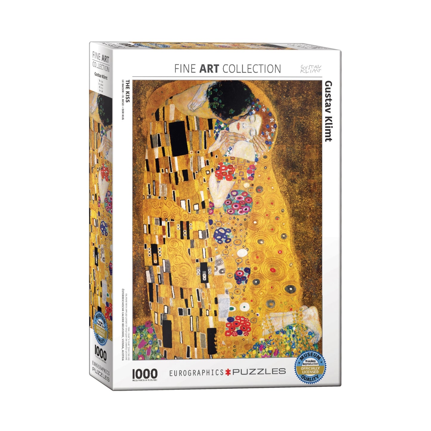 Gustav Klimt The Kiss Jigsaw Puzzle - 1000 pc