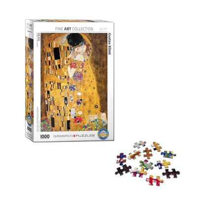 Gustav Klimt The Kiss Jigsaw Puzzle - 1000 pc