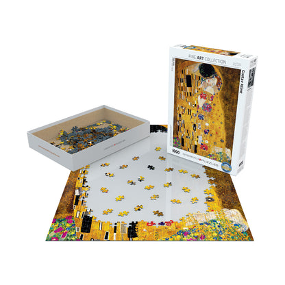 Gustav Klimt The Kiss Jigsaw Puzzle - 1000 pc