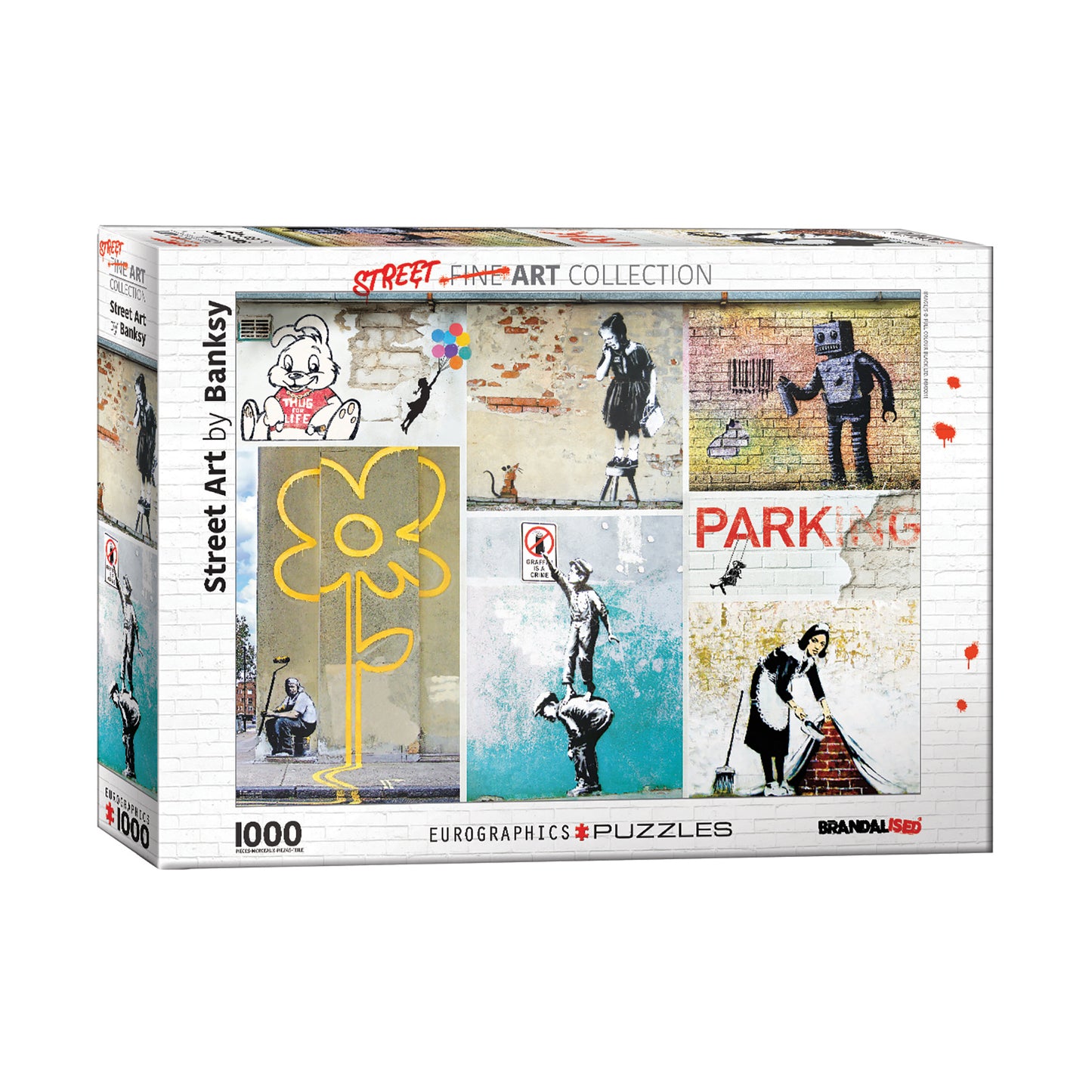 Eurographics Street Art by Banksy Jigsaw Puzzle - 1000 pc